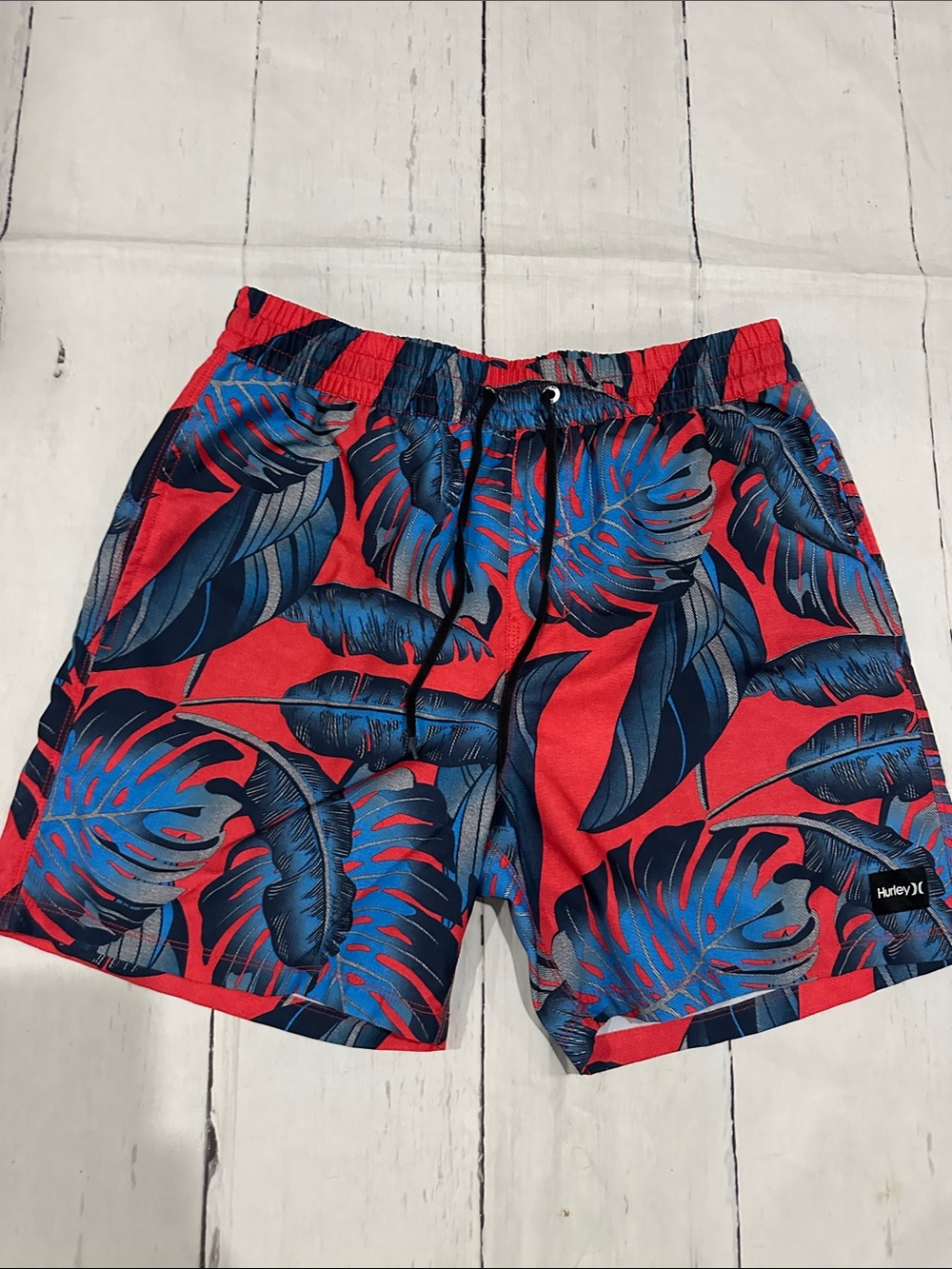 Hurley Rainforest 17” volley swim shorts obsidian medium unlined drawstring